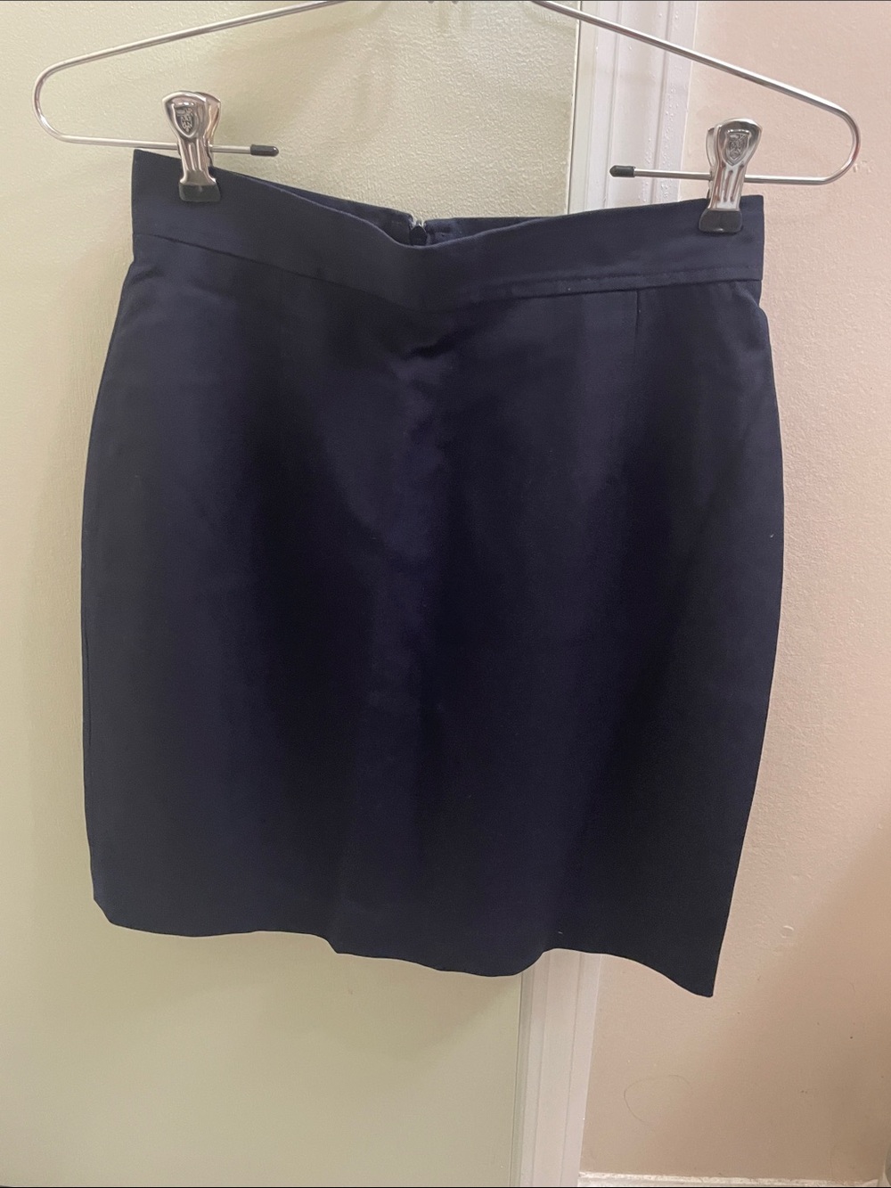 Banana Republic Navy Mini Pencil Skirt